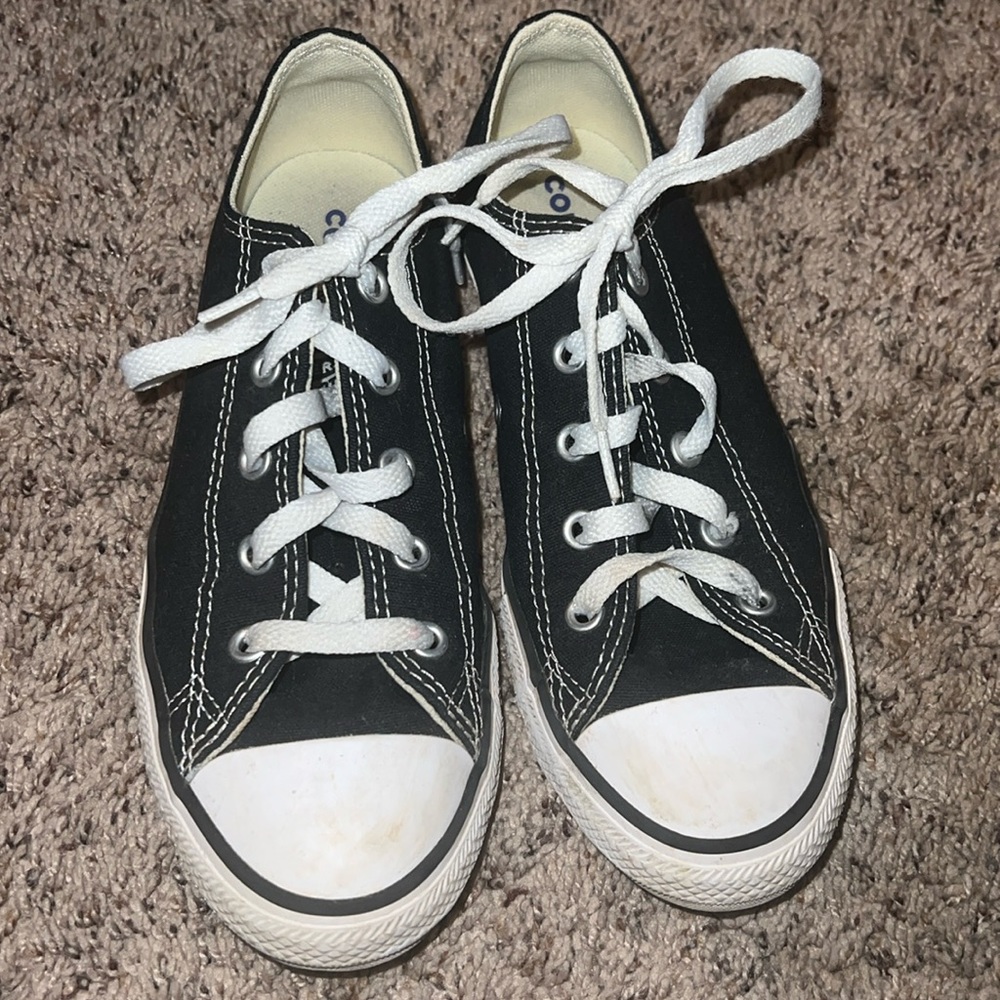 Black Converse Chuck Taylor’s ⭐️